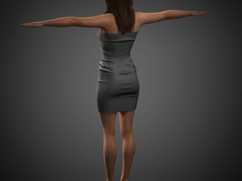 Jennifer Aniston-personage 3D Model