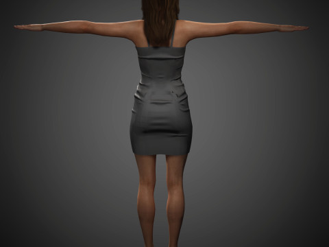 Jennifer Aniston-personage 3D Model