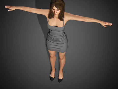 Karakter Jennifer Aniston Model 3D