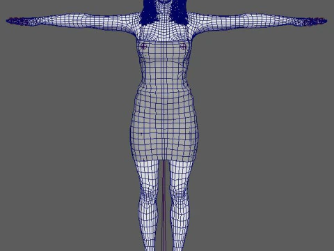 Karakter Jennifer Aniston Model 3D