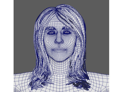 Jennifer Aniston-personage 3D Model