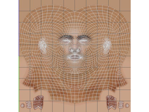 Charismatischer männlicher Charakter 3D Modell