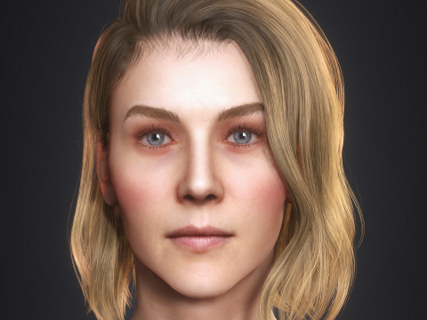 Postać Rosamundy Pike Model 3D