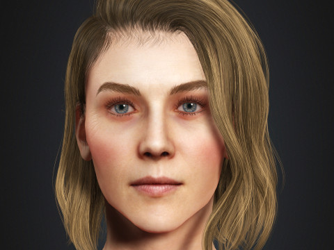 Personnage de Rosamund Pike Modèle 3D