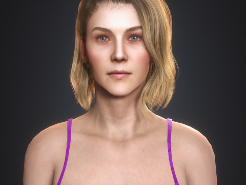 Personnage de Rosamund Pike Modèle 3D