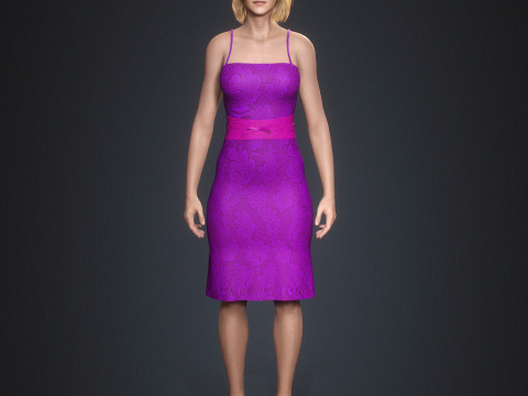 Personnage de Rosamund Pike Modèle 3D
