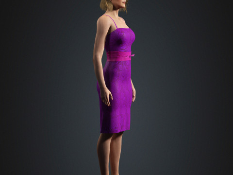 Personnage de Rosamund Pike Modèle 3D