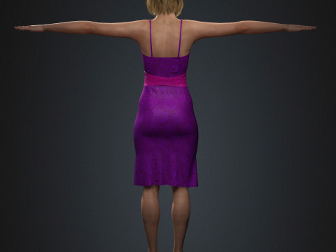 Personnage de Rosamund Pike Modèle 3D