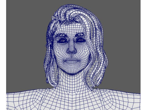 Personnage de Rosamund Pike Modèle 3D