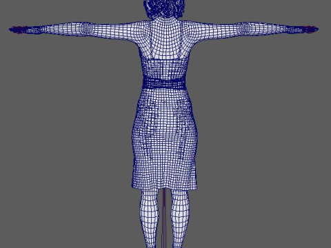 Personnage de Rosamund Pike Modèle 3D