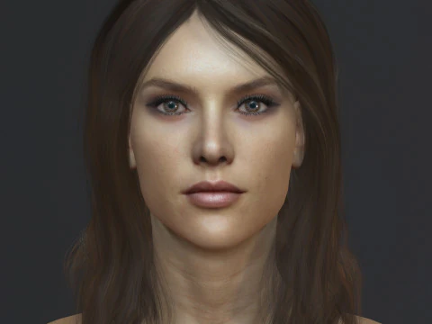 알레산드라 앰브로시오 캐릭터 3D 모델