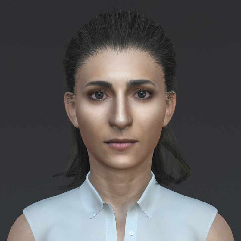 Alba Flores Character 3D Model .c4d .max .obj .3ds .fbx .stl .blend