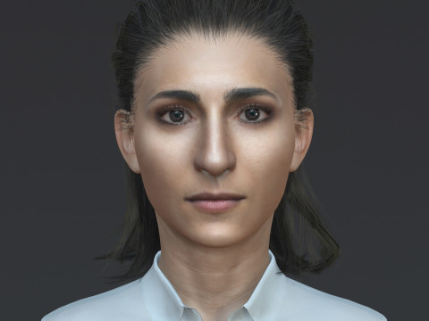 Alba Flores Character 3D Model