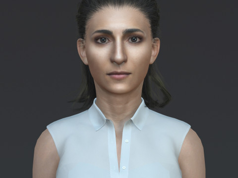 Alba Flores Character 3D Model