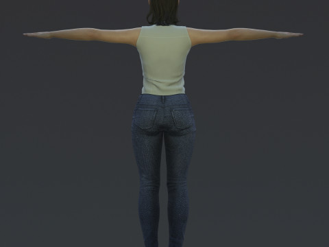 Alba Flores Character 3D Model