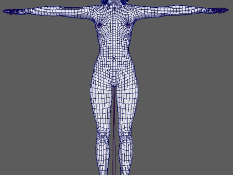 Alba Flores Character 3D Model