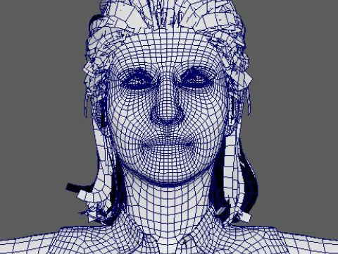 Alba Flores Character 3D Model