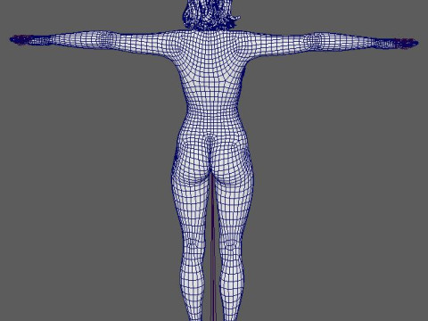 Alba Flores Character 3D Model