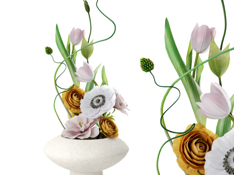 Bouquet 001 3D Model