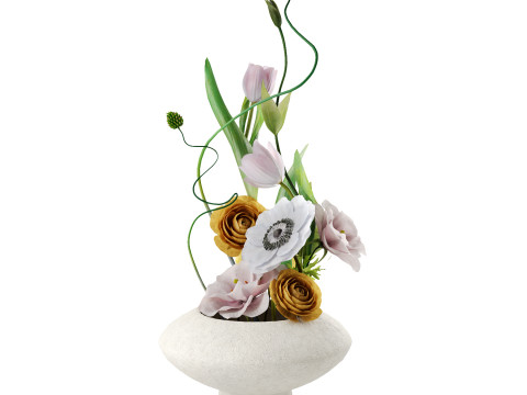 Bouquet 001 3D 模型
