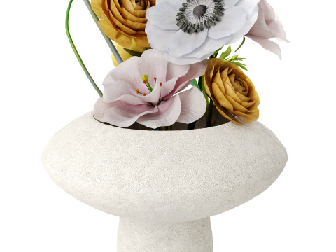 Bouquet 001 3D 模型