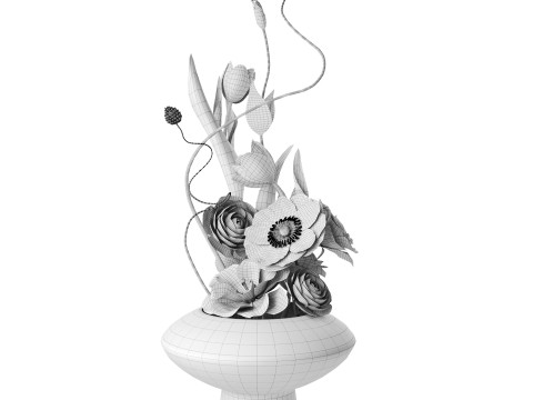 Bouquet 001 3D 模型