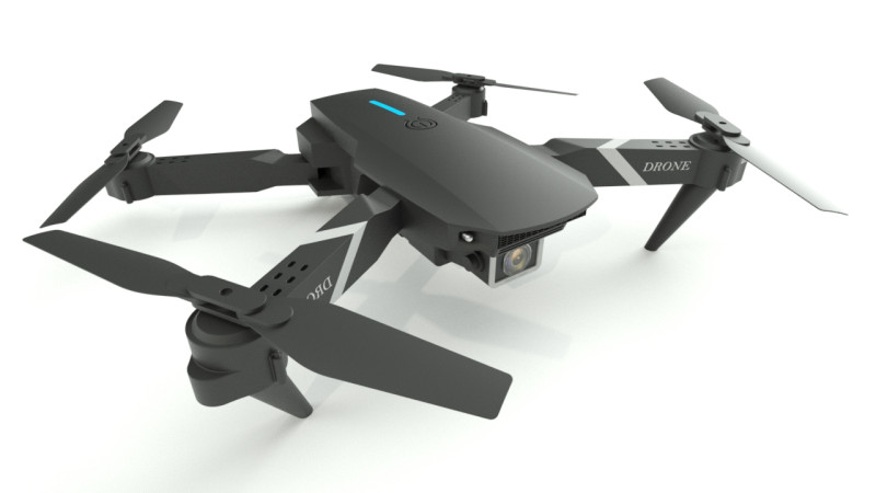 Autocad 3d drone -cam drone quadcopter 3D 模型 .c4d .max .obj .3ds .fbx .stl .blend