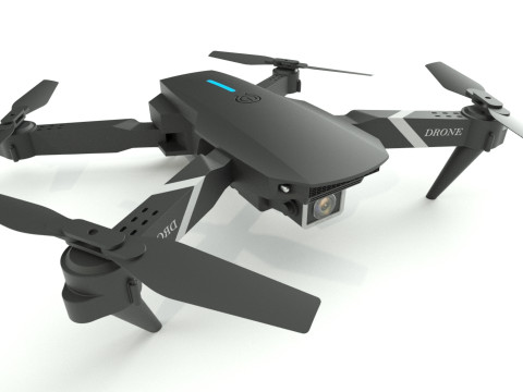Autocad 3d drone -cam drone quadcopter 3D Model