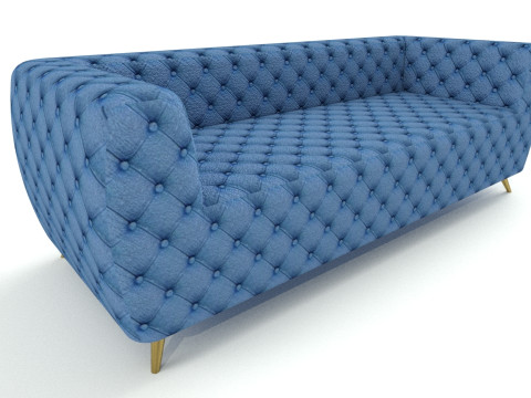 Autocad 3d sofa model with material 3D 模型