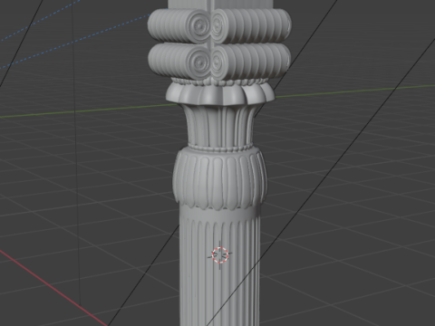 Achaemenid columns 3D 모델