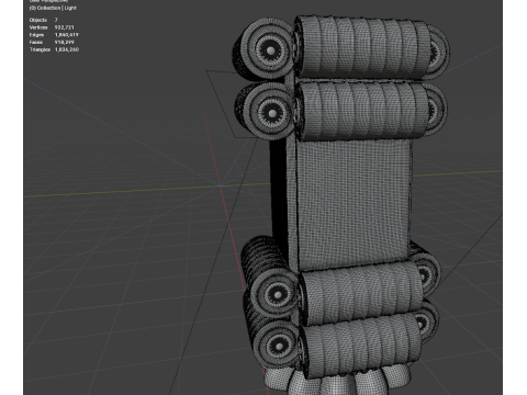 Achaemenid columns 3D Модель