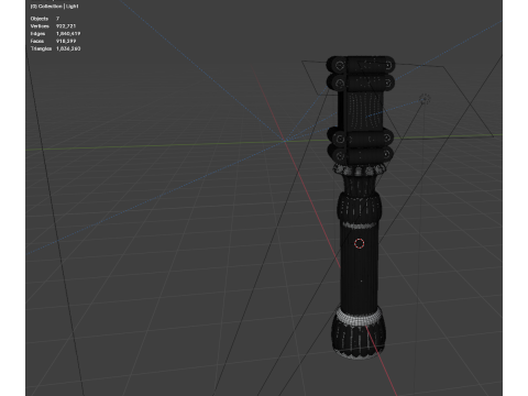 Achaemenid columns 3D Модель