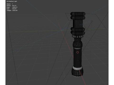 Achaemenid columns 3D Model