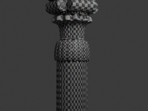 Achaemenid columns 3D Модель