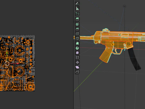 Mp5 3D Model