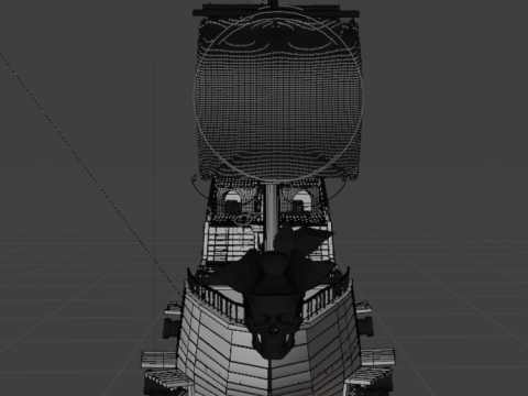Stylized Pirates ship 3D 模型