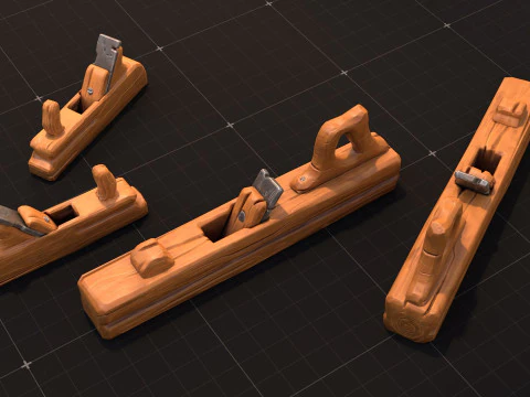 Carpenter wood tools 3D Model