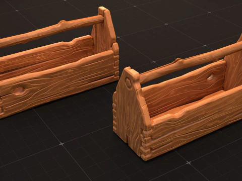 Carpenter wood tools 3D Model