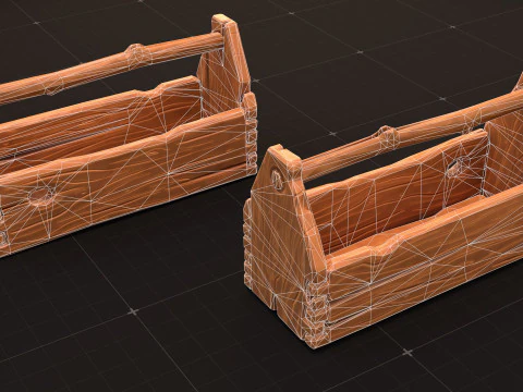 Carpenter wood tools 3D Model