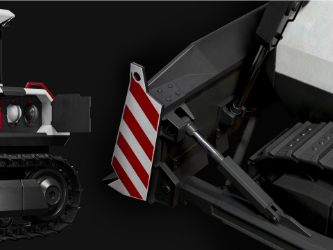Bulldozer Terex Modello 3D