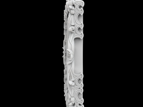 Baroque Carved Picture 3D Print Model 3D 打印模型
