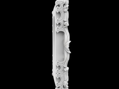 Baroque Carved Picture 3D Print Model 3D 打印模型