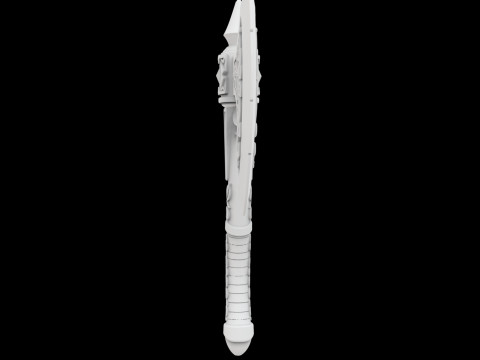 Fantasy Battle Axe 3D Print Model Model do druku 3D