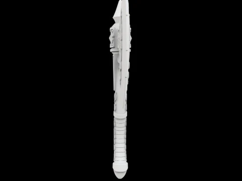 Fantasy Battle Axe 3D Print Model 3D Print Model