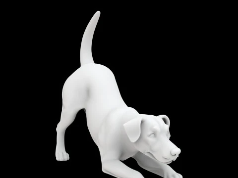 Perro Juguet&oacute;n Cachorro Pose Modelo de impresi&oacute;n 3D Modelo de impresión 3D