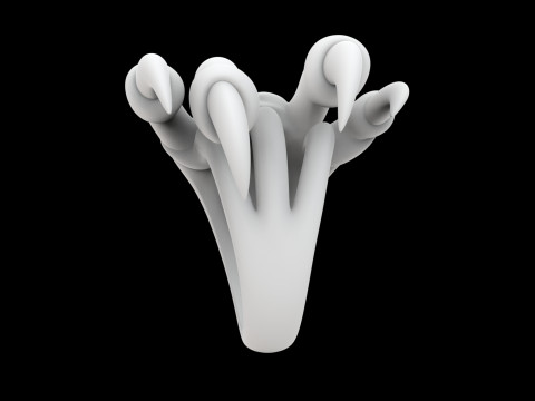 Dragon Claw Ring 3D Print Model 3D 打印模型