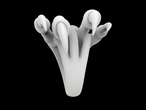 Dragon Claw Ring 3D Print Model 3D Print Model