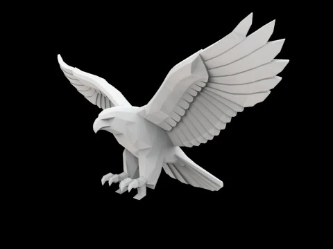 Hawk Eagle 3D Print Model 3D Print Model