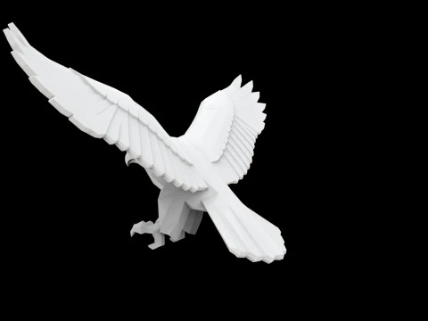 Hawk Eagle 3D Print Model 3D Print Model