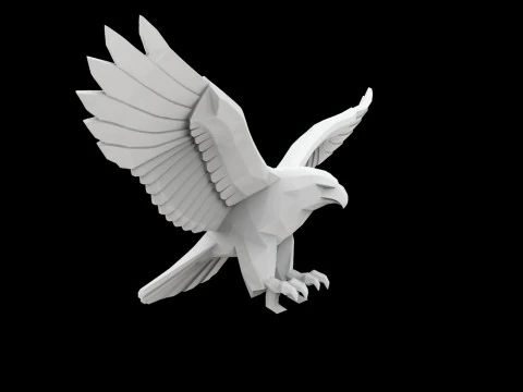 Hawk Eagle 3D Print Model 3D Print Model